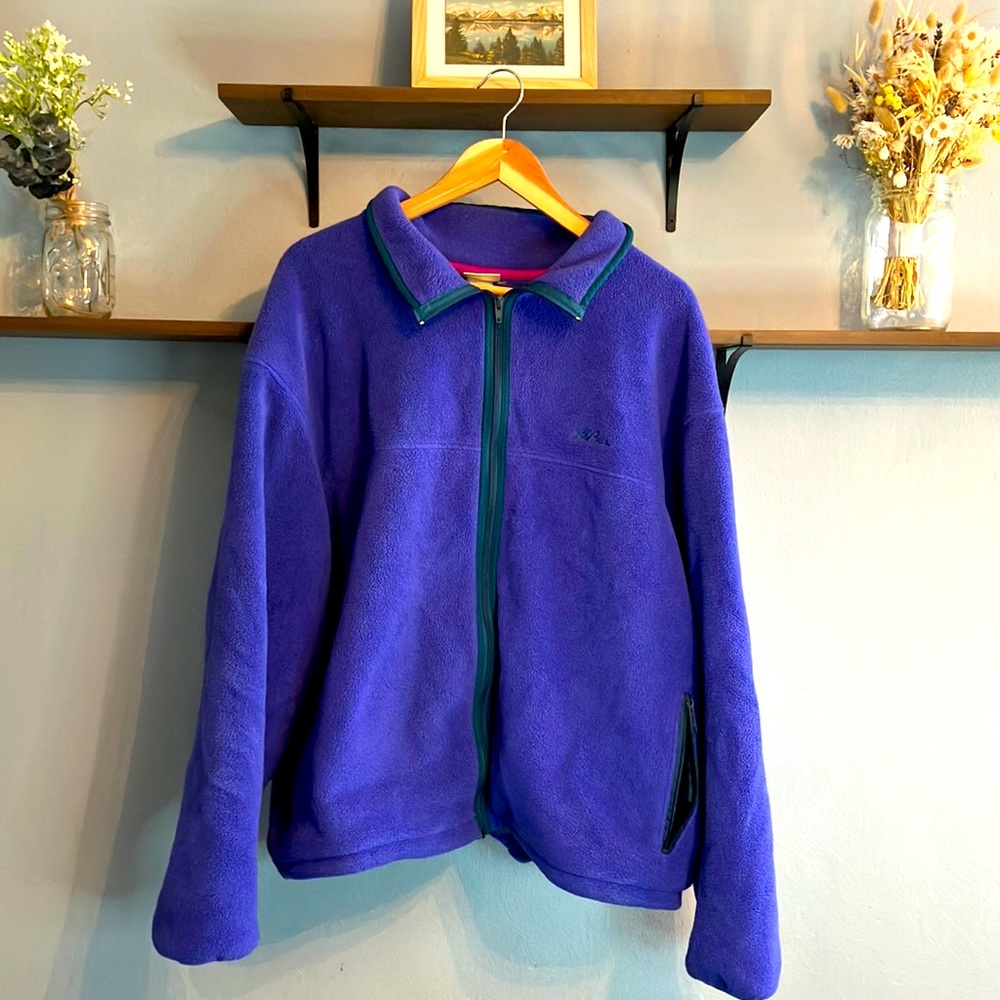 L.L. Bean Women’s Fleece Jacket | tag is faded but fits like XL